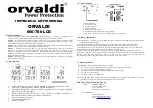 Orvaldi 600 LCD User Manual preview