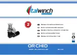 Orvea Italwinch ORCHID Installation And User Manual preview