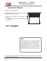 Предварительный просмотр 1 страницы OS STP-HM-MRK2 Instruction Manual