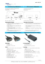 Preview for 3 page of OSA Opto OLM-034 Air Series Manual