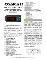 Osaka OF 33 AZ Operating Instructions Manual предпросмотр