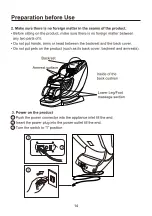 Preview for 16 page of Osaki OS 3D PRO DREAMER Instruction Manual