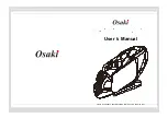 Osaki OS-Highpointe 4D User Manual preview