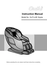 Preview for 1 page of Osaki Os Pro-3D Sigma Instruction Manual