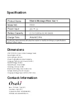 Preview for 7 page of Osaki Otamic Massage Wave Gun V Quick Start Manual