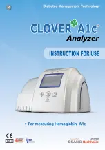 OSANG Healthcare Infopia Clover A1c Instructions For Use Manual предпросмотр