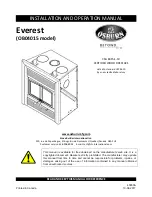 Osburn Everest OB04015 Installation And Operation Manual предпросмотр