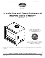 Предварительный просмотр 1 страницы Osburn INSPIRE 2000-I Installation And Operation Manual