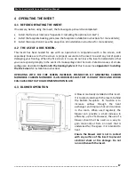 Preview for 17 page of Osburn Matrix Insert OB02028 Installation And Operation Manual