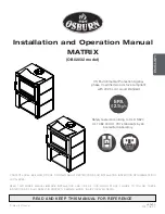 Osburn MATRIX OB02032 Installation And Operation Manual preview