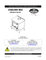 Osburn OB00915  900 Installation And Operation Manual preview