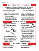 Предварительный просмотр 7 страницы Osburn SATURNA Installation And Operating Instructions Manual