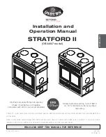 Osburn STRATFORD II OB04007 Installation And Operation Manual предпросмотр