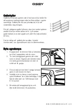 Предварительный просмотр 24 страницы OSBY 1200 User Manual