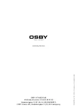 Предварительный просмотр 30 страницы OSBY 1200 User Manual