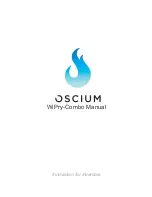 Oscium WiPry-Combo User Manual preview