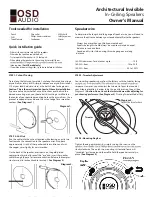 Предварительный просмотр 2 страницы OSD Audio ACE-500 Owner'S Manual