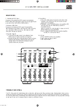 Предварительный просмотр 3 страницы OSD Audio BLACK THEATRO X11 Install Manual