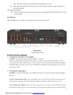 Предварительный просмотр 4 страницы OSD Audio Mono Subwoofer Amplifier Owner'S Manual