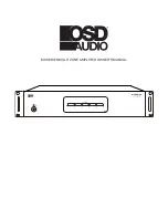 Предварительный просмотр 1 страницы OSD Audio MX Series Owner'S Manual