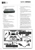 OSD Audio NERO-WRSKII User Manual предпросмотр