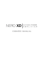 Предварительный просмотр 1 страницы OSD Audio NERO XD Owner'S Manual