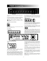 Предварительный просмотр 4 страницы OSD Audio PA90 Owner'S Manual