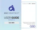 Предварительный просмотр 1 страницы OSD Audio SD-W10 User Manual