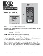 Предварительный просмотр 7 страницы OSD Audio Sounsole 2.1 Owner'S Manual