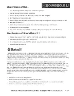 Предварительный просмотр 11 страницы OSD Audio Sounsole 2.1 Owner'S Manual