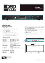 OSD Audio XMP500DSP Owner'S Manual предпросмотр