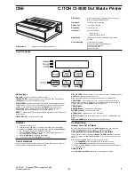 Preview for 1 page of OSE C.ITOH CI-5000 Manual