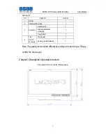 Предварительный просмотр 8 страницы OSEE BCM-215 Series User Manual