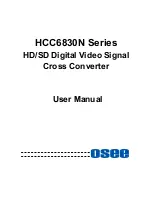 Предварительный просмотр 1 страницы OSEE HCC6830N User Manual