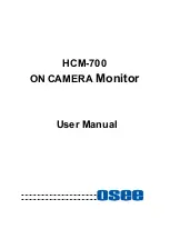 OSEE HCM-700 User Manual preview