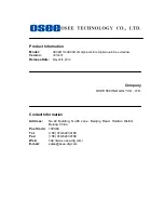 Preview for 2 page of OSEE HDX6811N User Manual