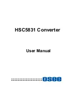 OSEE HSC5831 User Manual предпросмотр