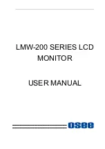 Preview for 1 page of OSEE LMW-200 SERIES User Manual