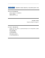 Preview for 2 page of OSEE RMD5032 User Manual