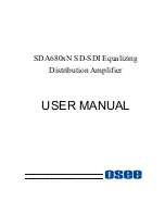 Предварительный просмотр 1 страницы OSEE SDA6801N User Manual