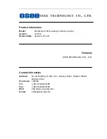 Preview for 2 page of OSEE SDA6801N User Manual