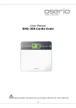 oserio BHG-208 User Manual предпросмотр