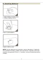 Предварительный просмотр 7 страницы oserio BHG-208 User Manual