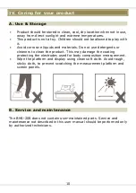 Предварительный просмотр 10 страницы oserio BHG-208 User Manual