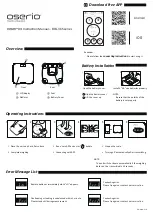 oserio BTG-365 Series Instruction Manual предпросмотр