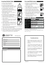 Preview for 2 page of oserio BTG-365 Series Instruction Manual