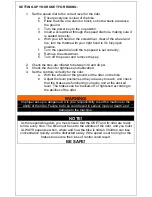 Preview for 25 page of oset SPIDER 12.5 Owner'S Manual