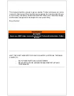 Preview for 30 page of oset SPIDER 12.5 Owner'S Manual