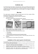 Preview for 3 page of OSF TOUCH 310.000.0700 Installation And Operation Manual