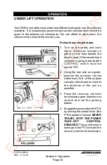 Preview for 41 page of Oshkosh Corporation JERR-DAN HDR 70/85-530 Operation And Maintenance Manual